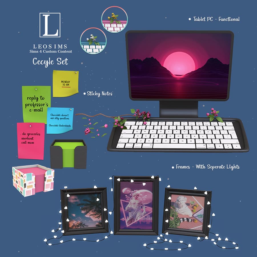 Набор для рабочего стола Cecyle Set